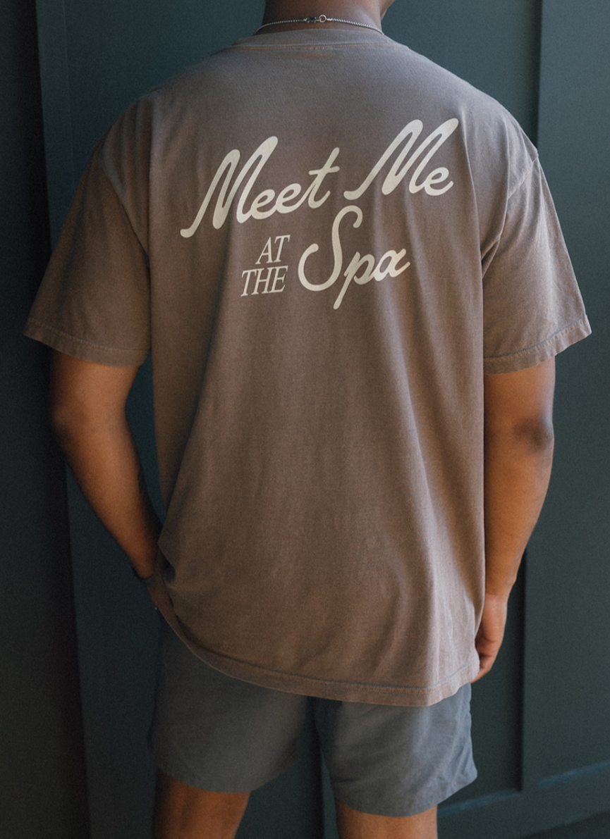 Meet Me At The Spa Retro Unisex T-Shirt | Lucky Owl