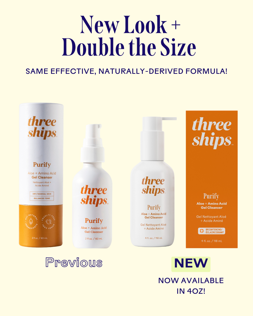 Purify Aloe + Amino Acid Gel Cleanser | Three Ships