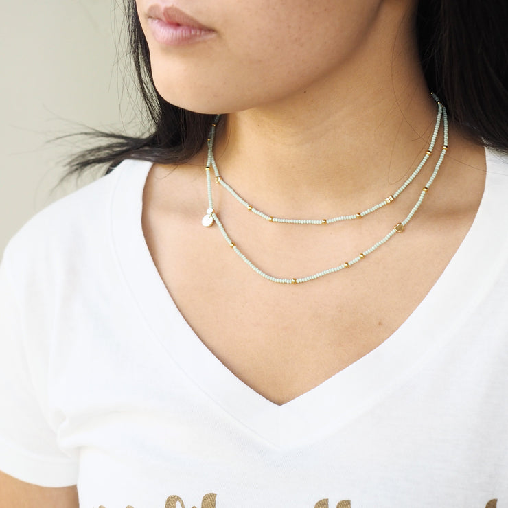 Wonder Wrap Bracelet (White Pearl & Gold Multi) | Love You More