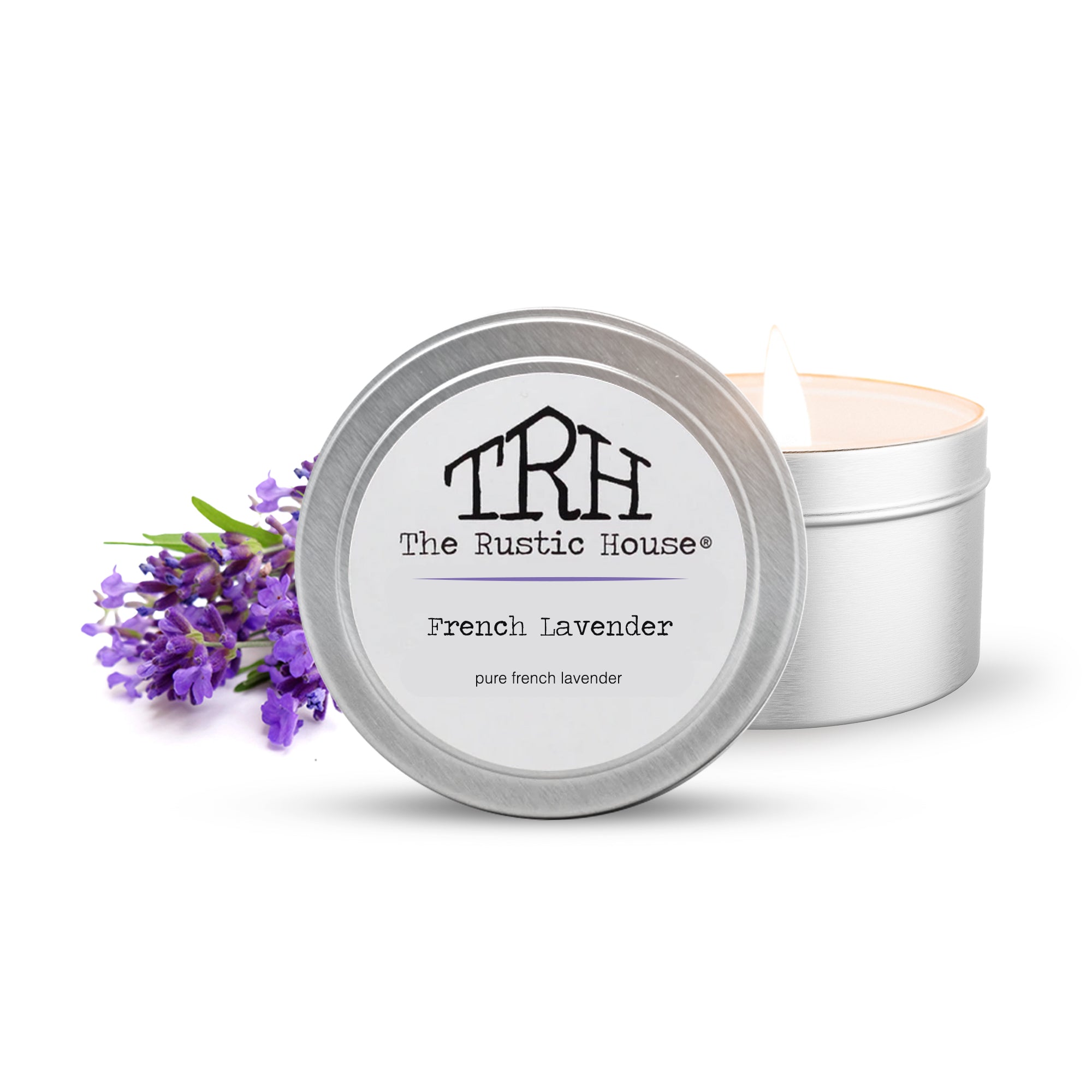 French Lavender Travel Tin Candle | The Rustic House