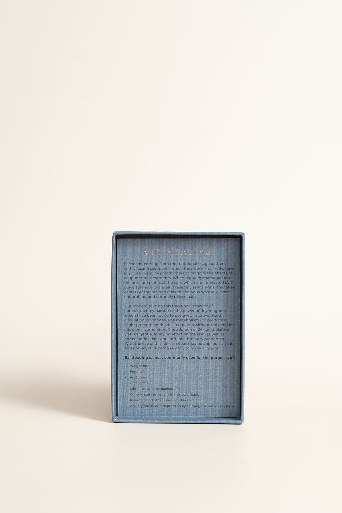 Calm Cool Collected - 24K Gold Ear Seed | Vie Healing