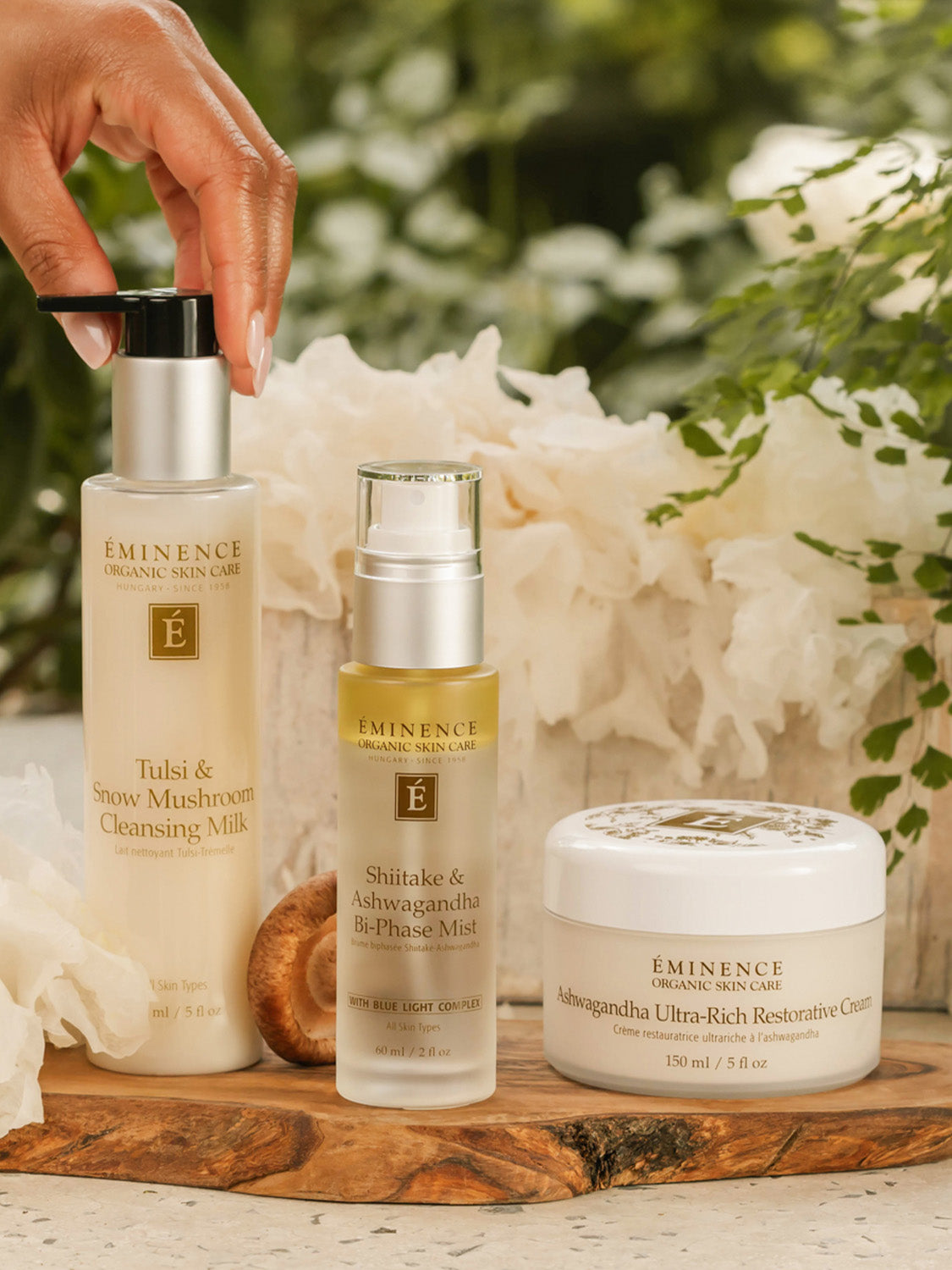 Tulsi & Snow Mushroom Cleansing Milk | Eminence