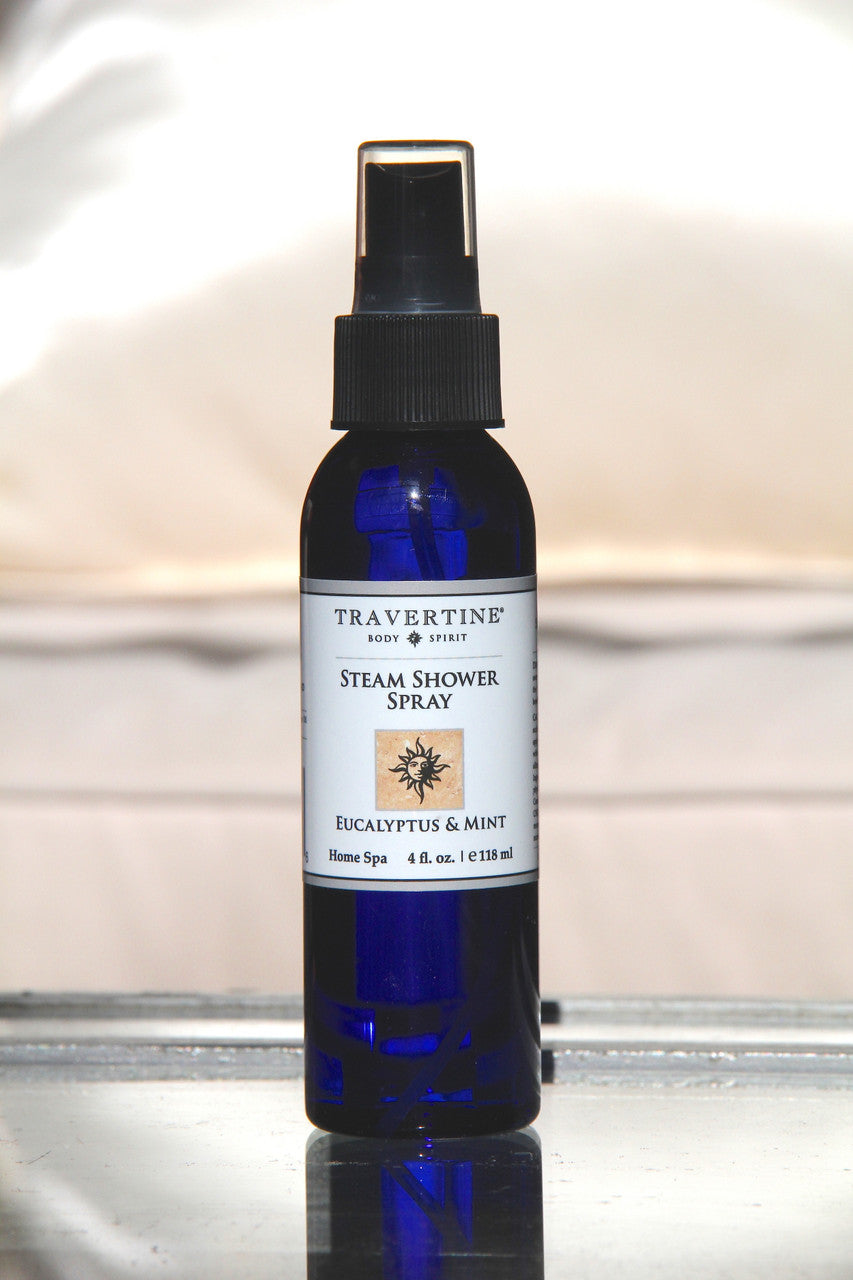 Eucalyptus + Mint Steam Shower Spray (4oz) | Travertine Spa