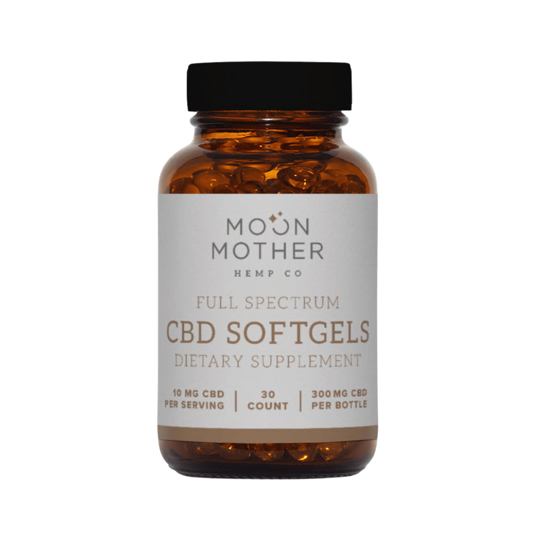 Full Spectrum CBD Soft Gels | Moon Mother Hemp Company