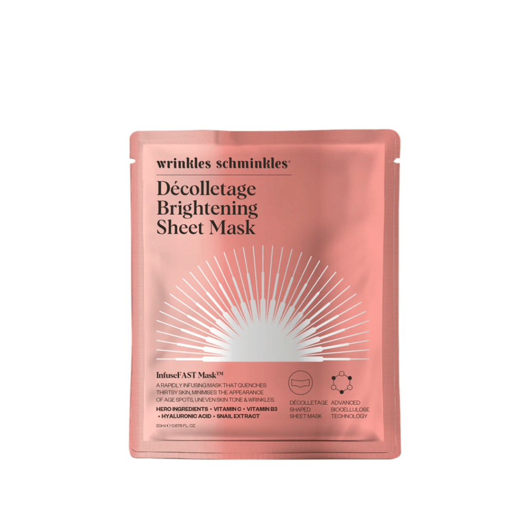 InfuseFAST Decolletage Bicellulose Sheet Mask - single mask | Wrinkles Schminkles