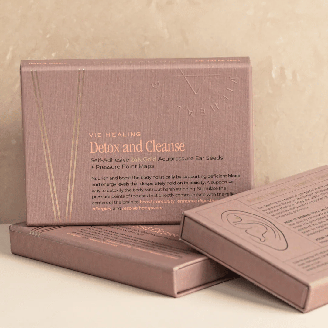 Detox and Cleanse - 24K Gold Ear Seed | Vie Healing