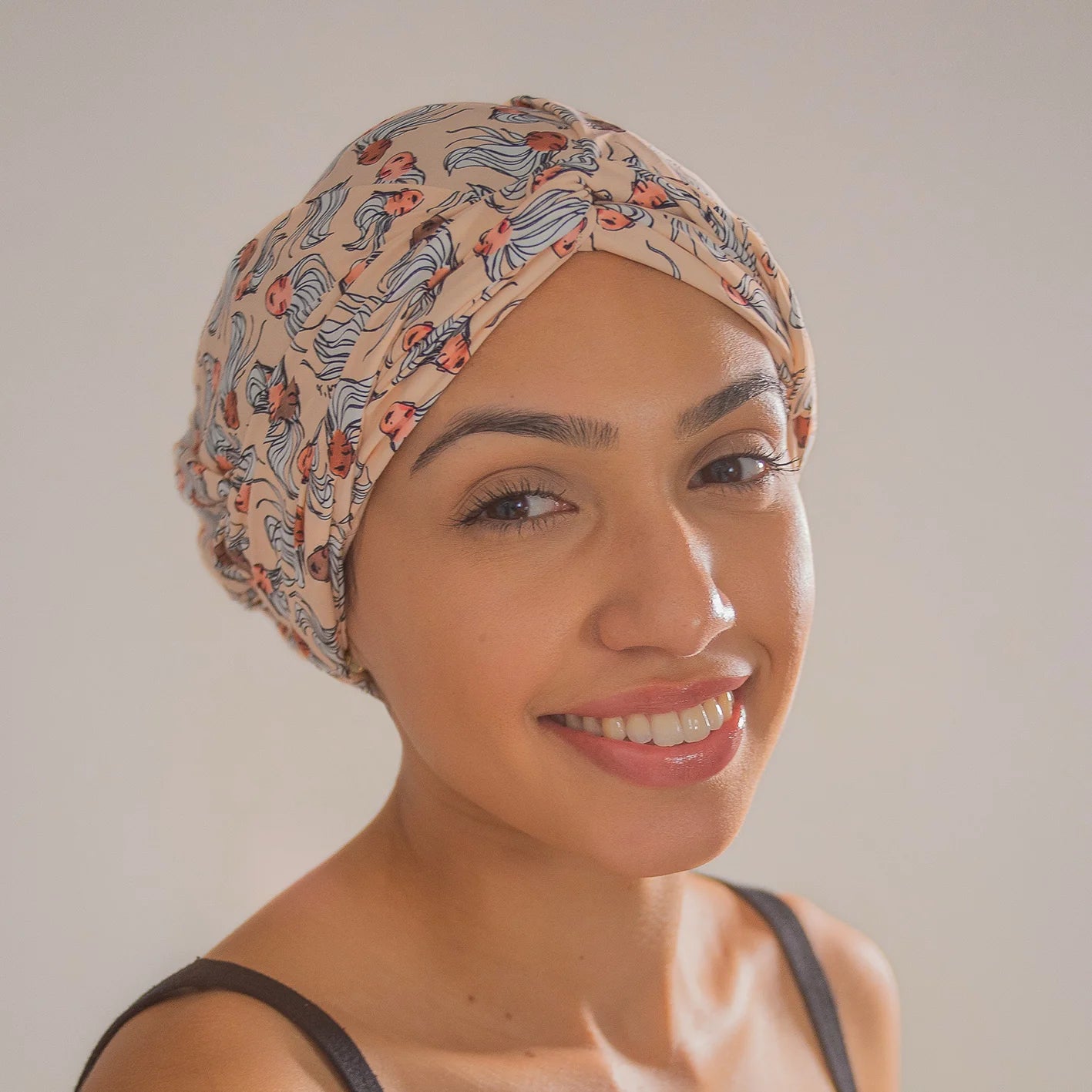 Hair Turban in Mermaid Nude | D'Hair