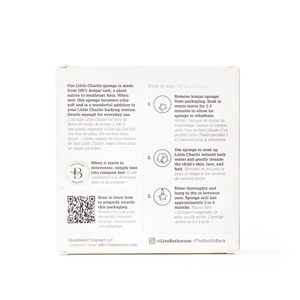 little charlie™ Konjac Sponge | Bathorium