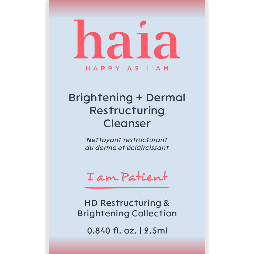 I am Patient | 1: Brightening + Dermal Restructuring Cleanser | haia