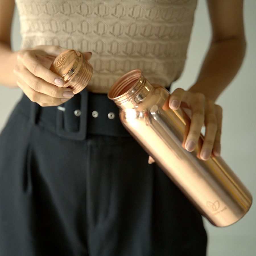 Classic Copper Bottle (34oz) | Lucky Owl