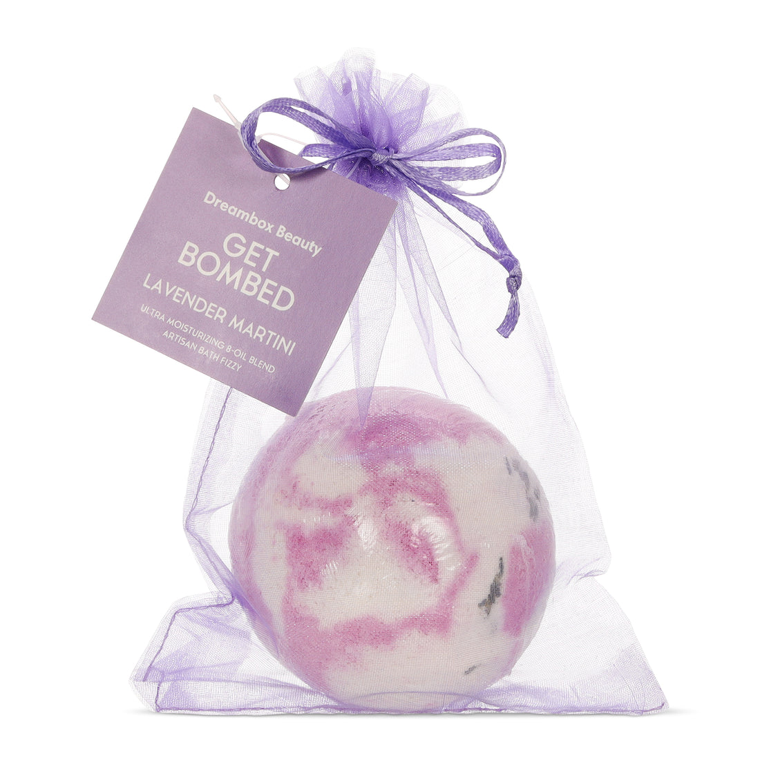 Lavender Martini Ultra Moisturizing 8-oil Blend Artisan Bath Fizzy | Dreambox Beauty