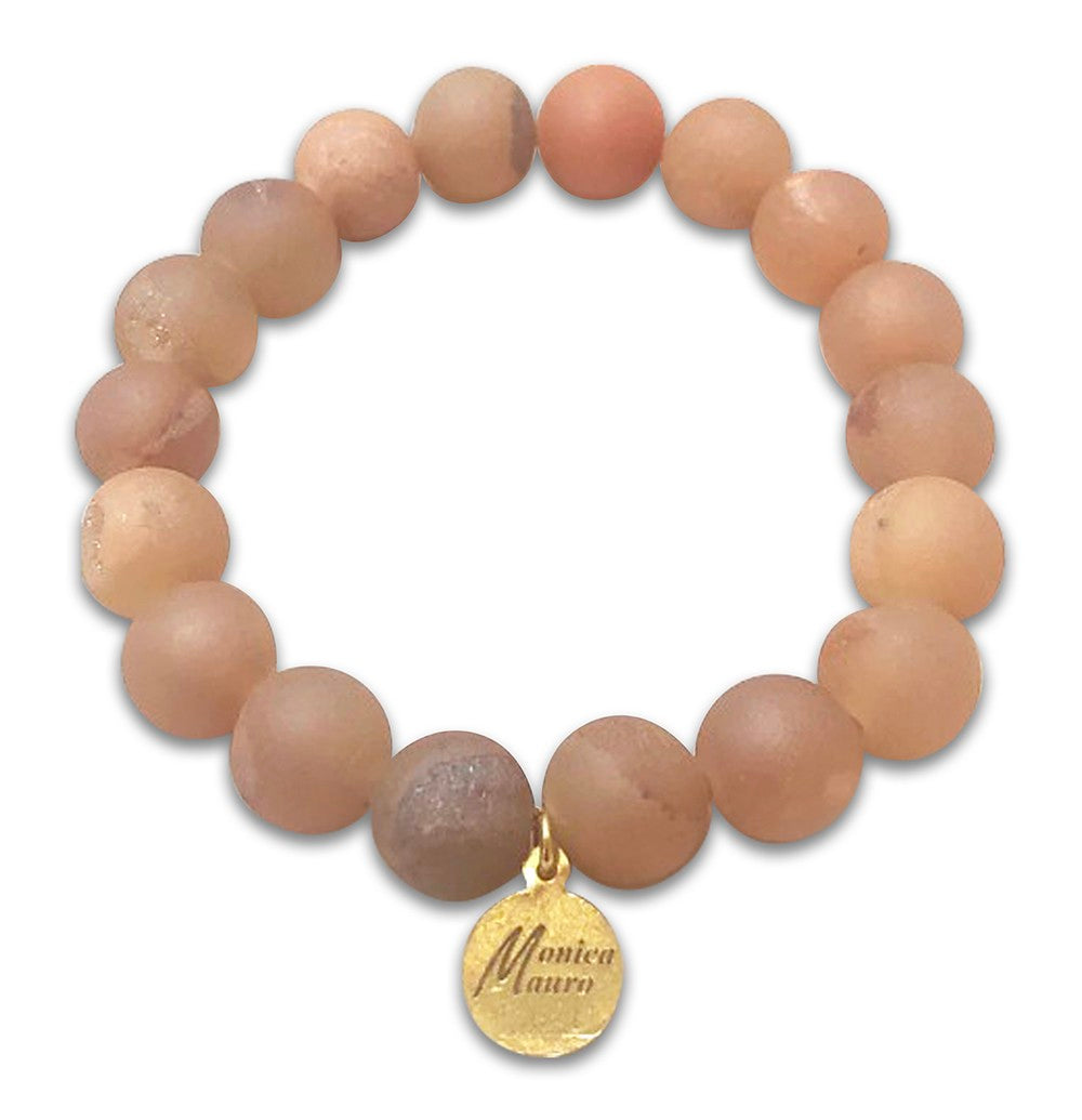 Small Druzy Bead Bracelet | Monica Mauro