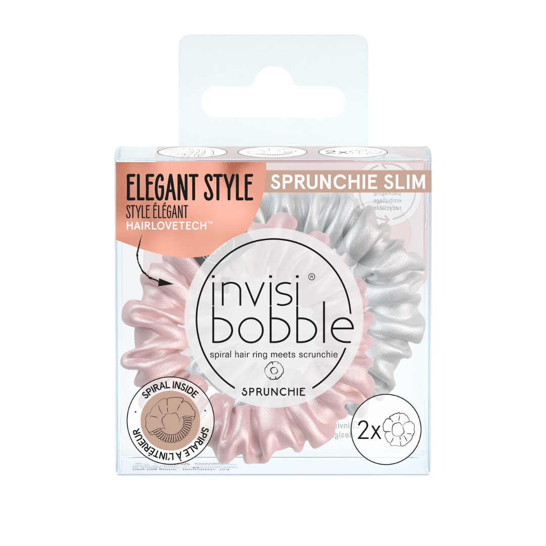SPRUNCHIE SLIM Bella Chrome | invisibobble
