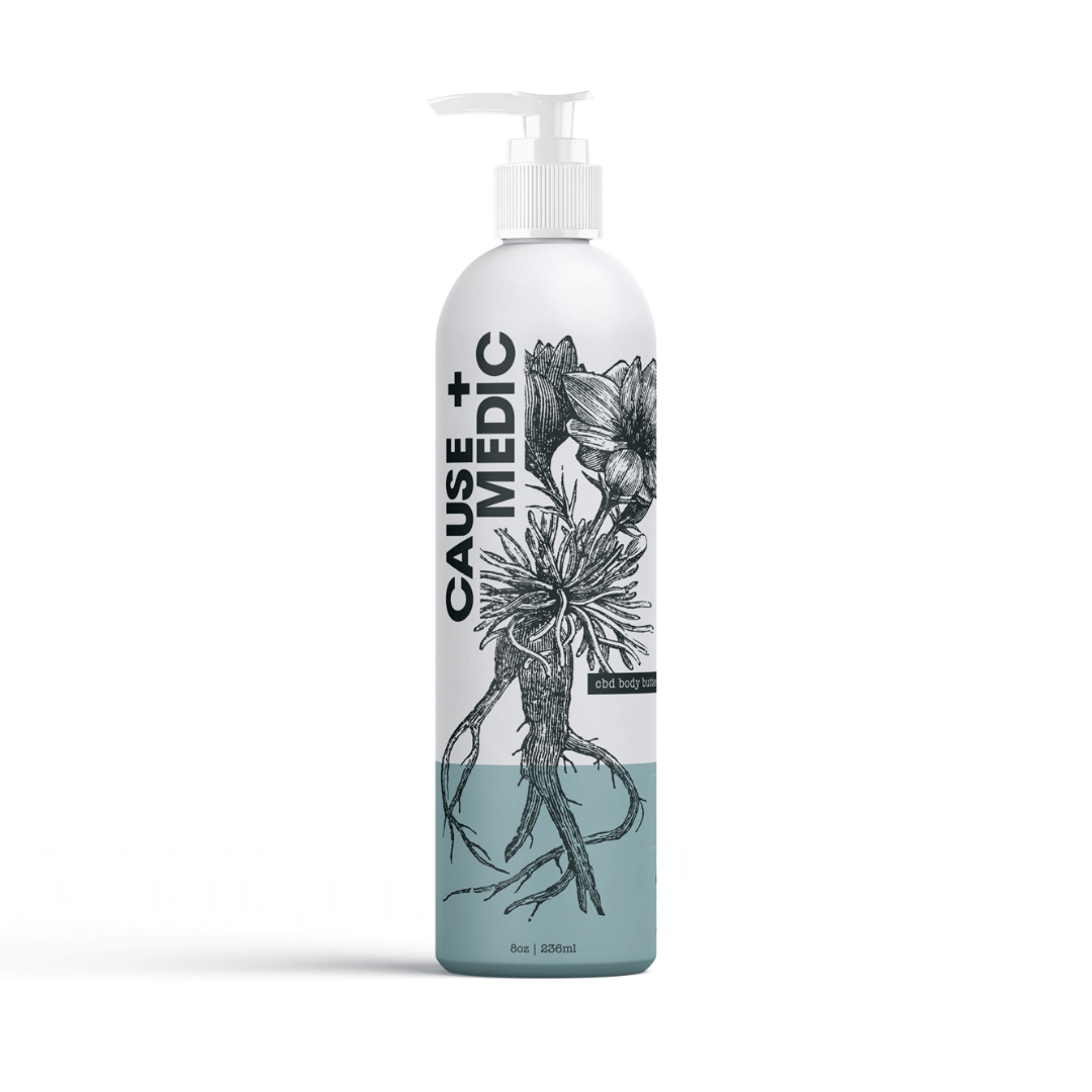 CBD Infused Massage Oil (8 oz) | Cause + Medic