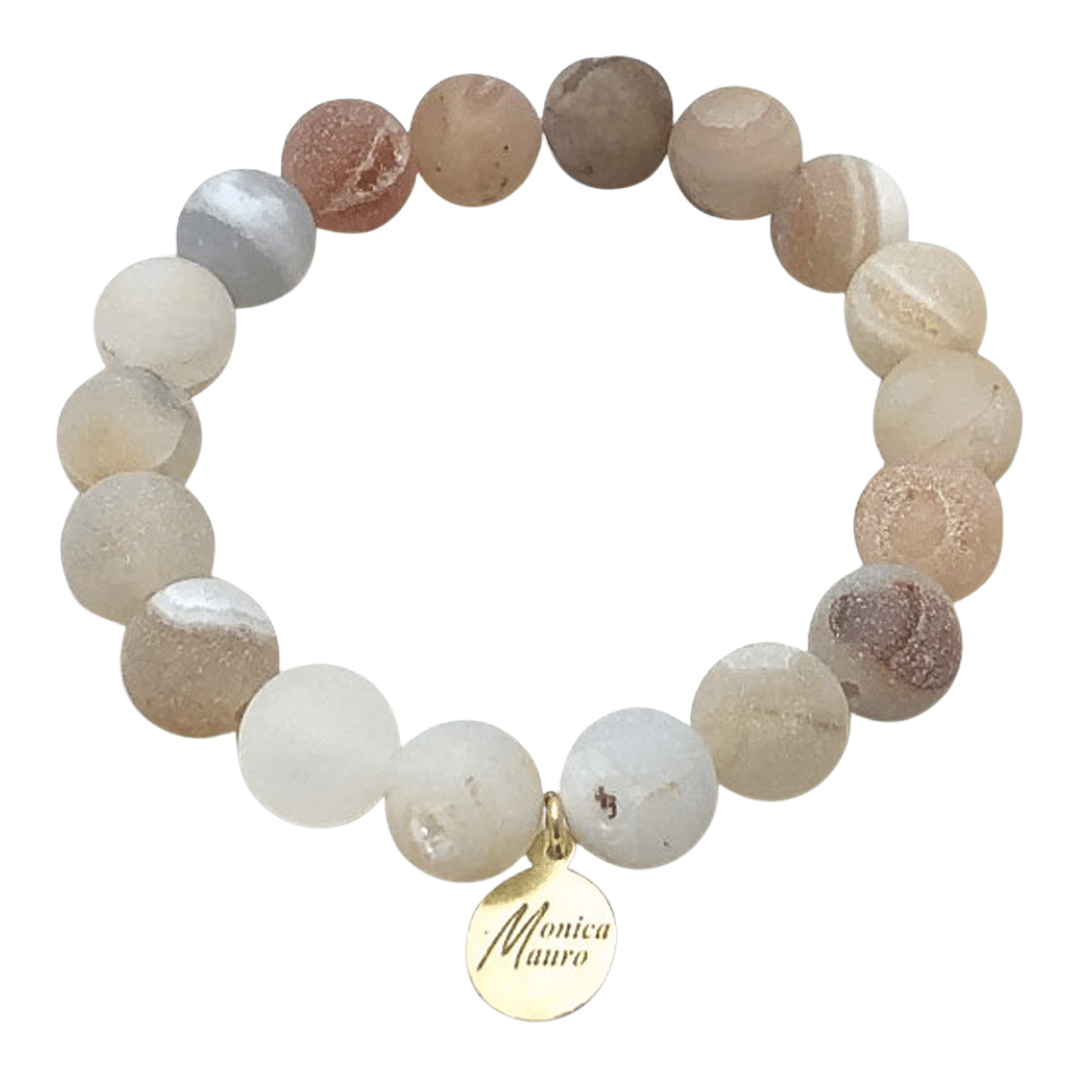 Small Druzy Bead Bracelet | Monica Mauro