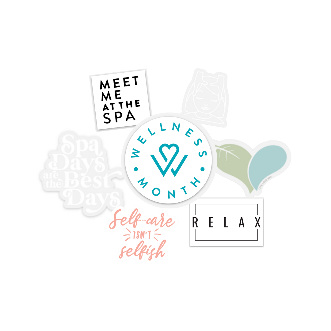 SELF-CARE STICKER PACK | Wellness Month