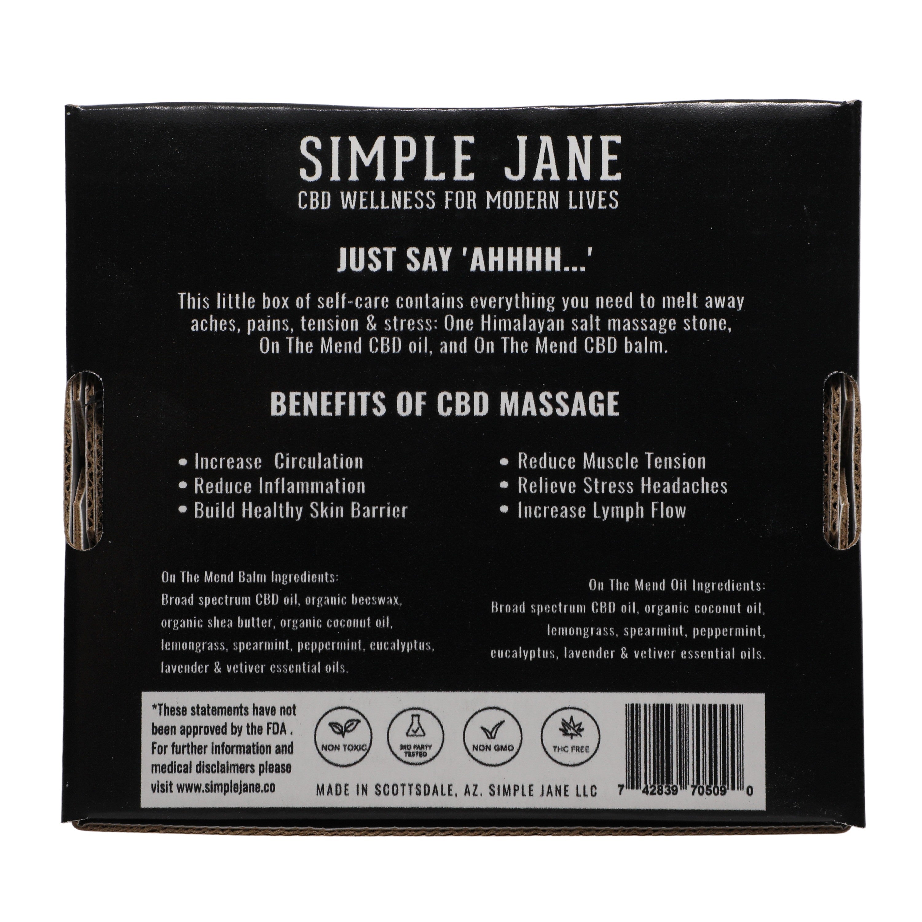 Mini CBD Massage Kit | Simple Jane
