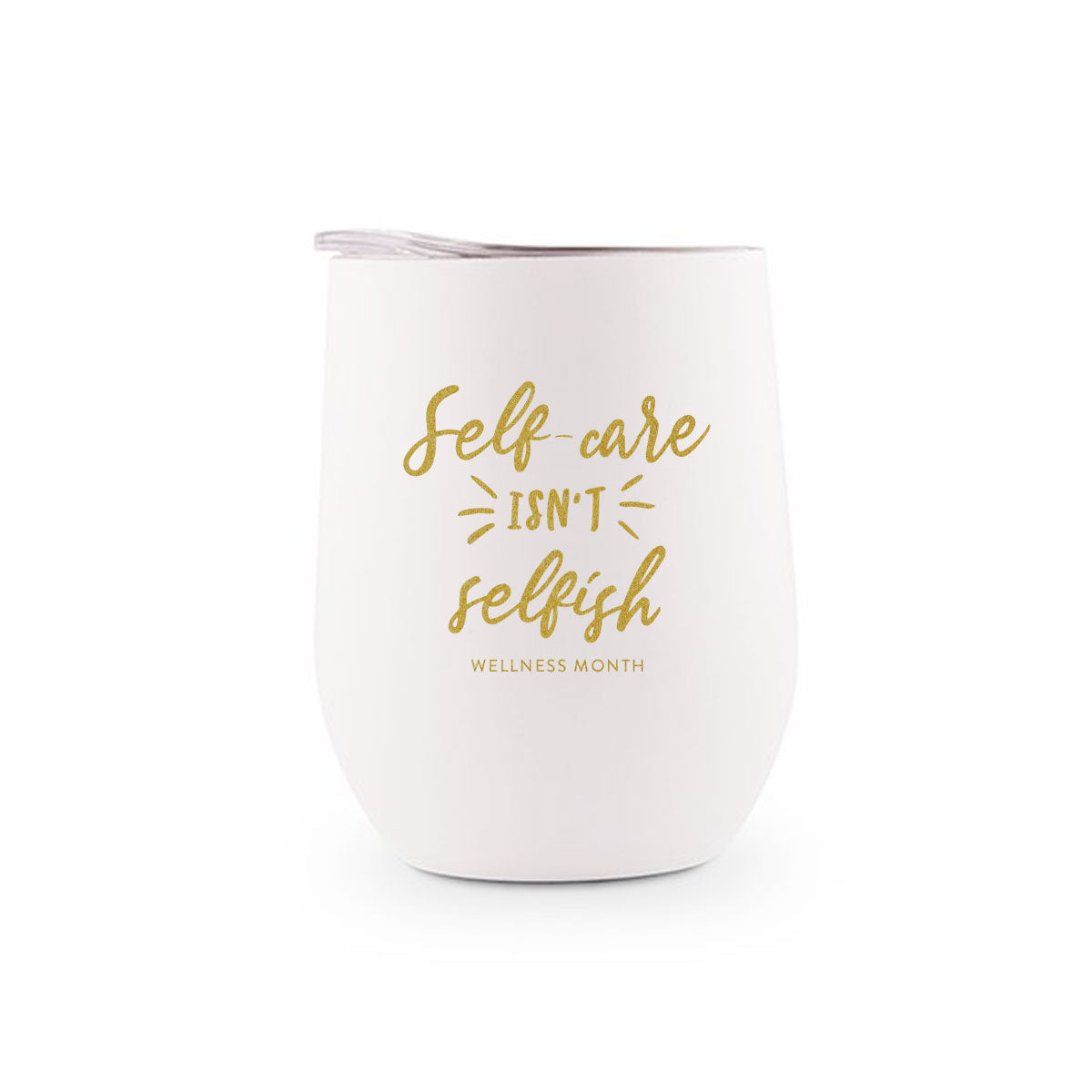 Self Care Isn't Selfish Stainless Steel Tumbler | Lucky Owl