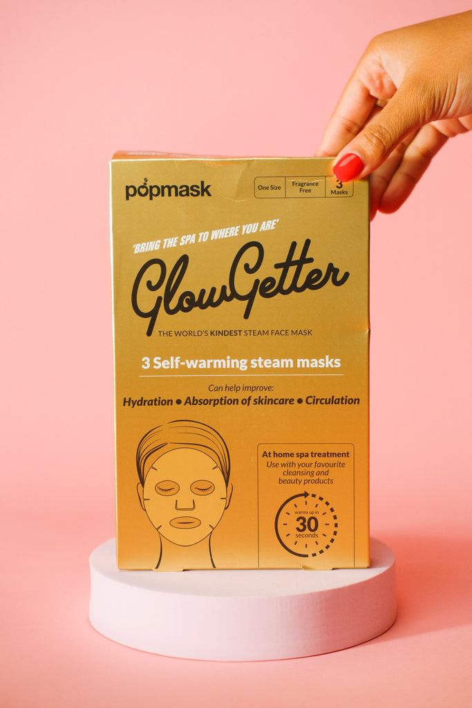 GlowGetter-  3 Steam Self-Warming Face Masks | Popmask