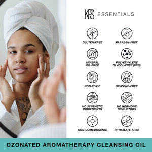 Ozonated Aromatherapy Cleansing Oil | Kindness Powered Skincare