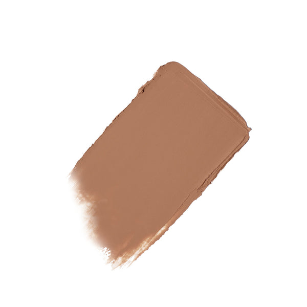 Smooth swatch of warm brown eye shadow showcasing the creamy texture of ColorLuxe Eye Shadow Stick | Jane Iredale.