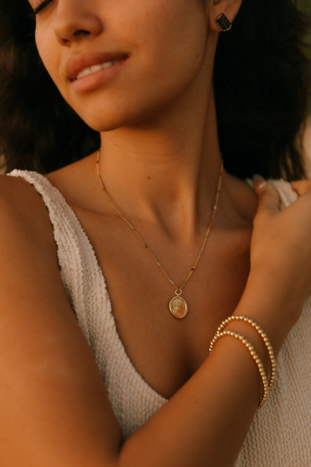 Golden Sunrise Necklace | Meghan Bo