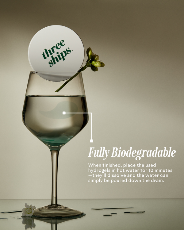 OffDuty™ Sea Algae + Bio-Peptide Smoothing Biodegradable Eye Masks | Three Ships