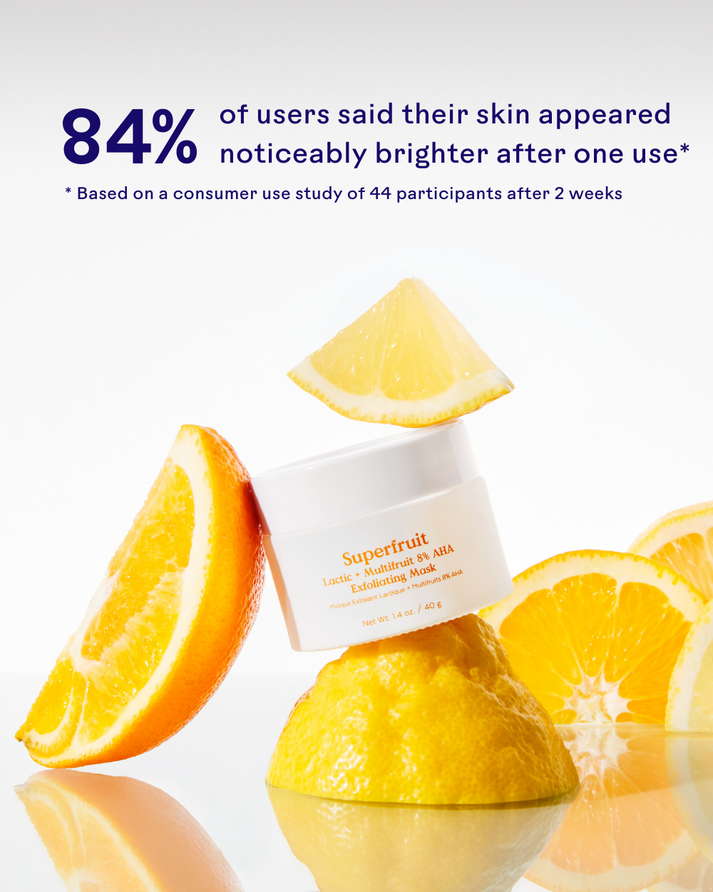 Superfruit Lactic + Multifruit 8% AHA Exfoliating Mask | Three Ships