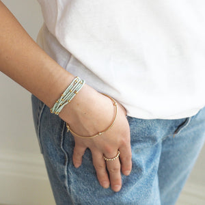 Wonder Wrap Bracelet (Mint & Gold Multi) | Love You More