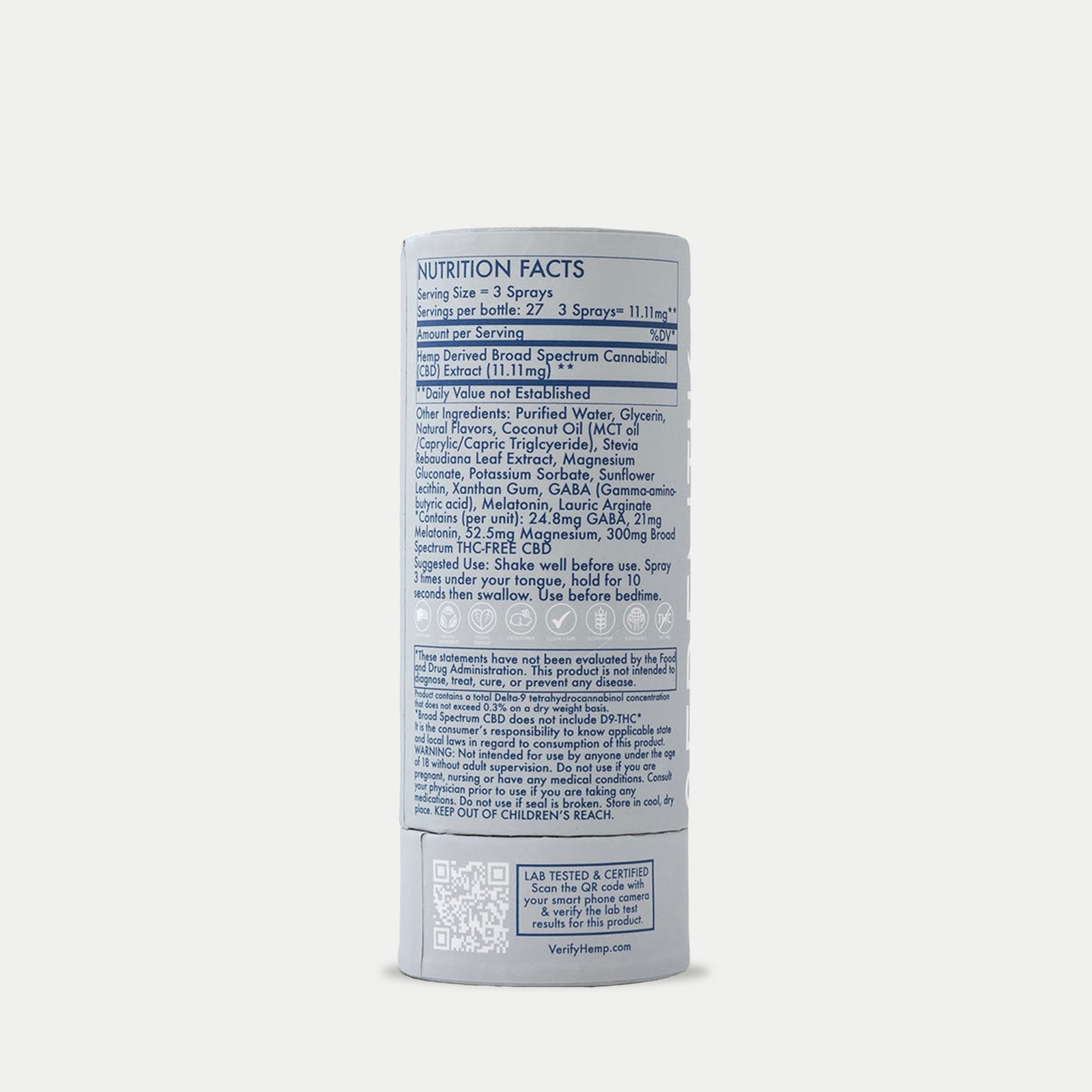 CBD Sleep Support Oral Spray with Melatonin | Botanika Life