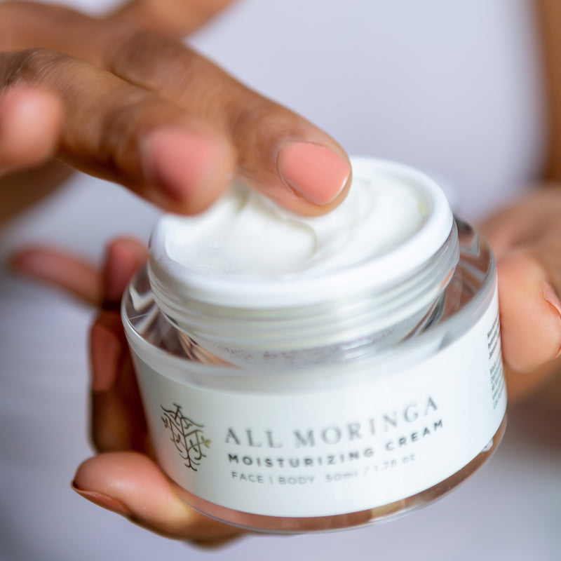 Premium All Natural Moringa Moisturizing Face Cream 1.7oz | All Moringa