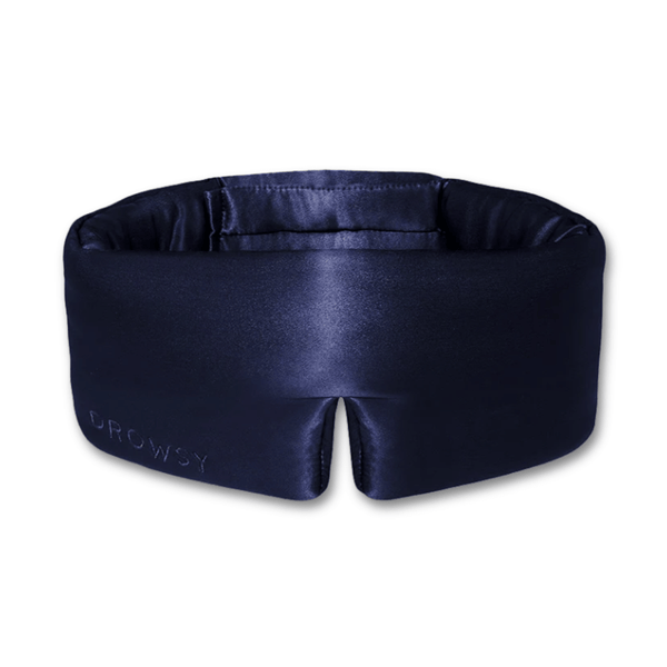 Silk Sleep Mask - Midnight Blue | Drowsy