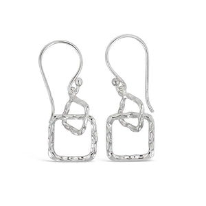 Geometry Squares Earrings | Little Sparkles