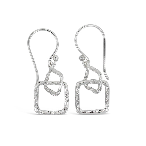 Geometry Squares Earrings | Little Sparkles