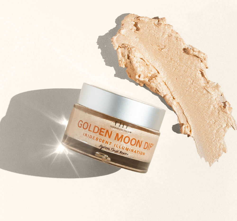 Golden Moon Dip® Illumination Mousse with Retinol + Wrinkle-Targeting Peptides | FarmHouse Fresh