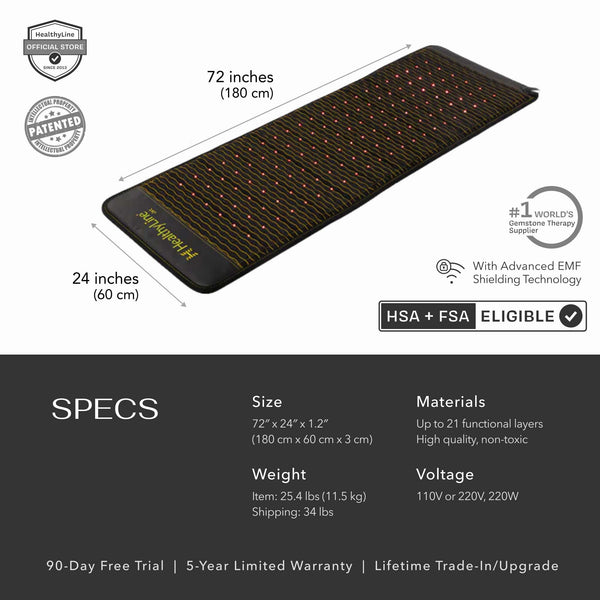 Jet Series - PEMF Far Infrared Heating Mats | HealthyLine