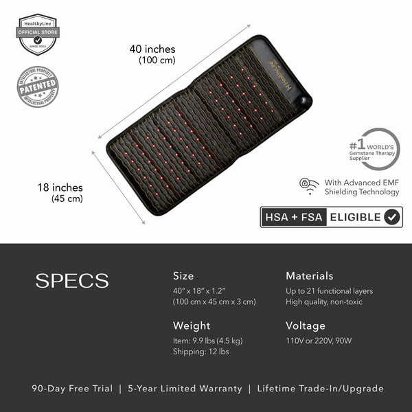 Jet Chair - PEMF Far Infrared Heating Mat | HealthyLine