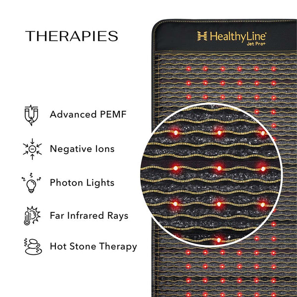 Jet Chair - PEMF Far Infrared Heating Mat | HealthyLine