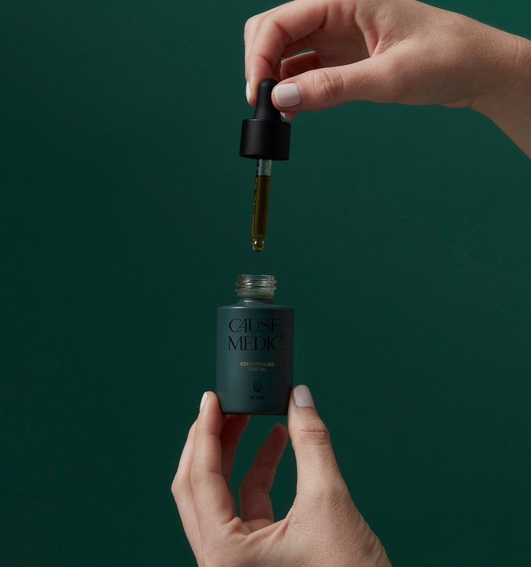 Cold-Pressed CBD Oil | Cause + Medic