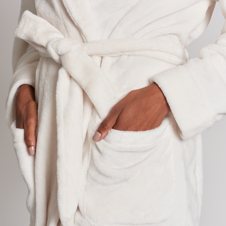 Plush Fleece Robe | Lemon