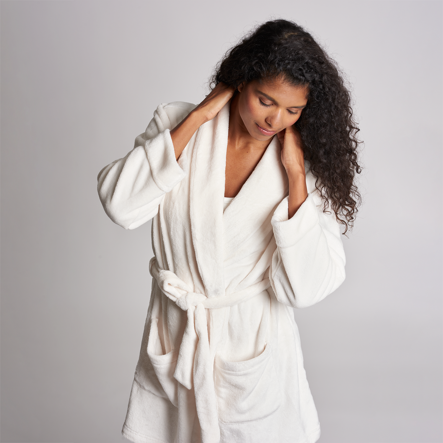 Plush Fleece Robe | Lemon