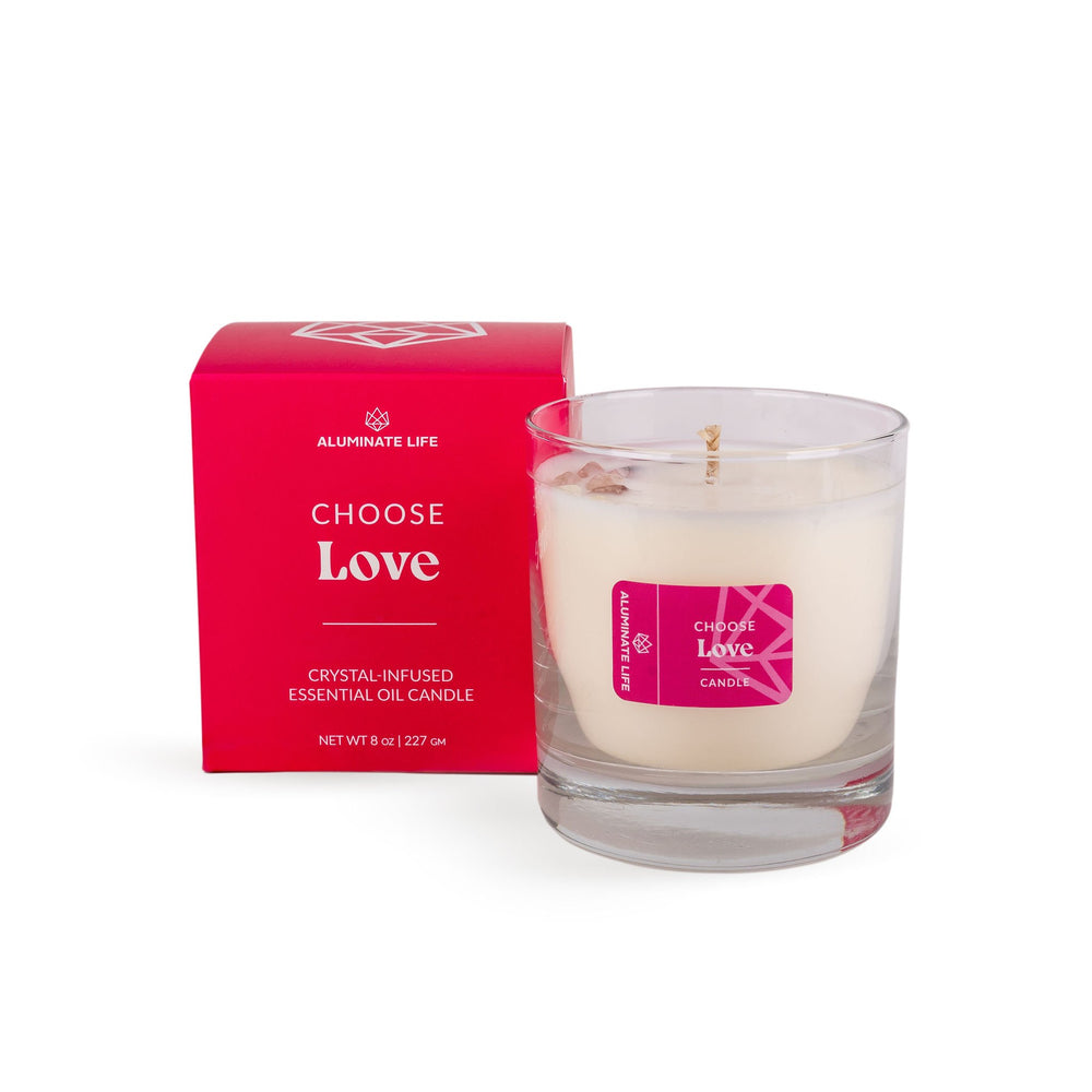 I Choose Love Candle | Aluminate Life