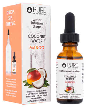 Water Infusion Water Drops Coconut Water Mango | Pure Inventions