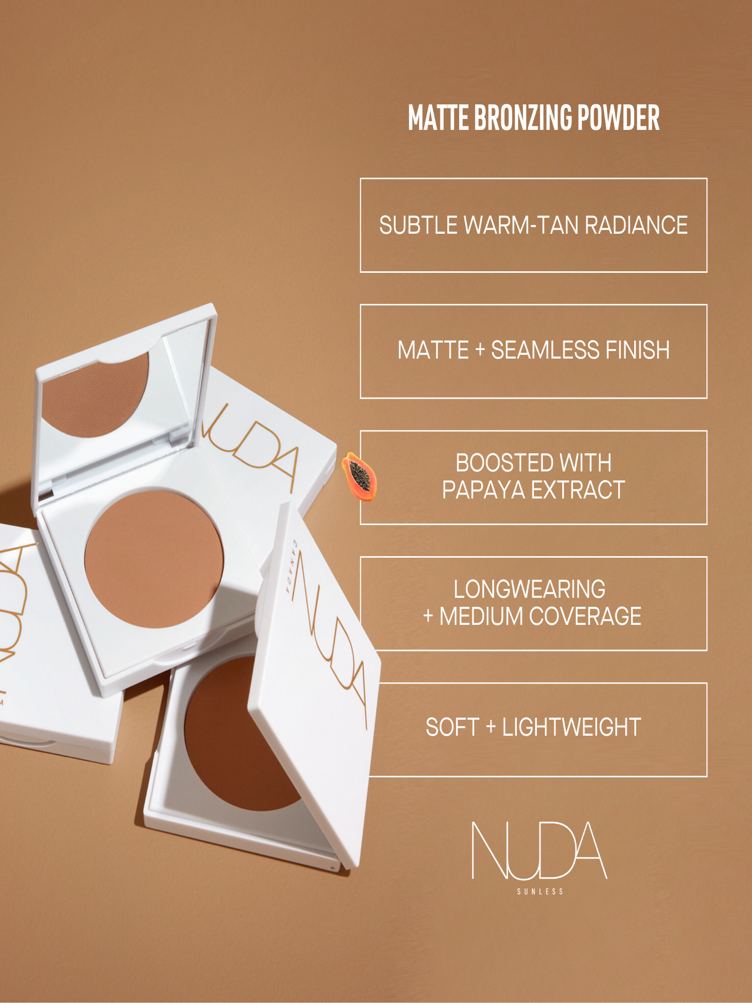 Matifying Bronzing Powder | NUDA