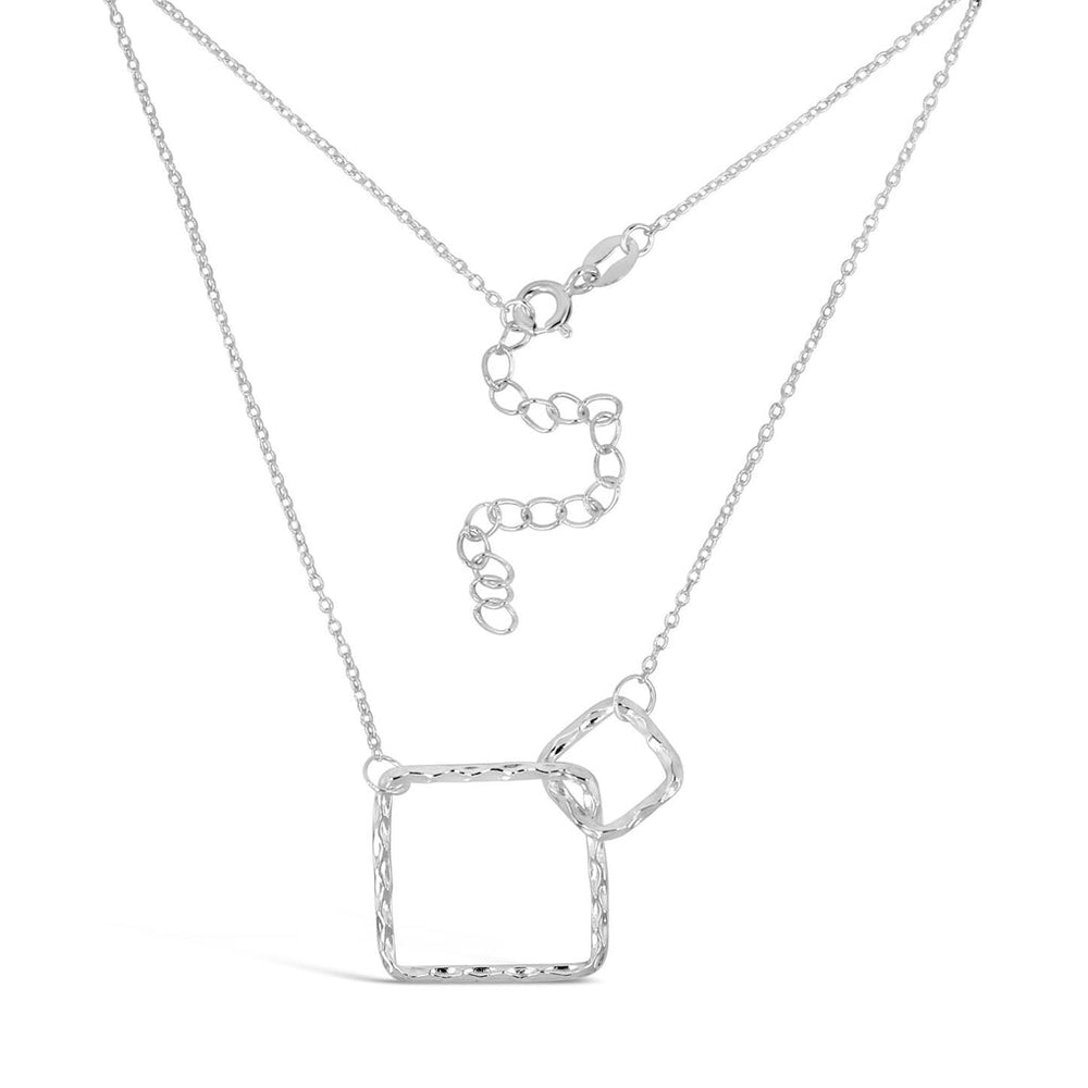 Geometry Squares Necklace | Little Sparkles