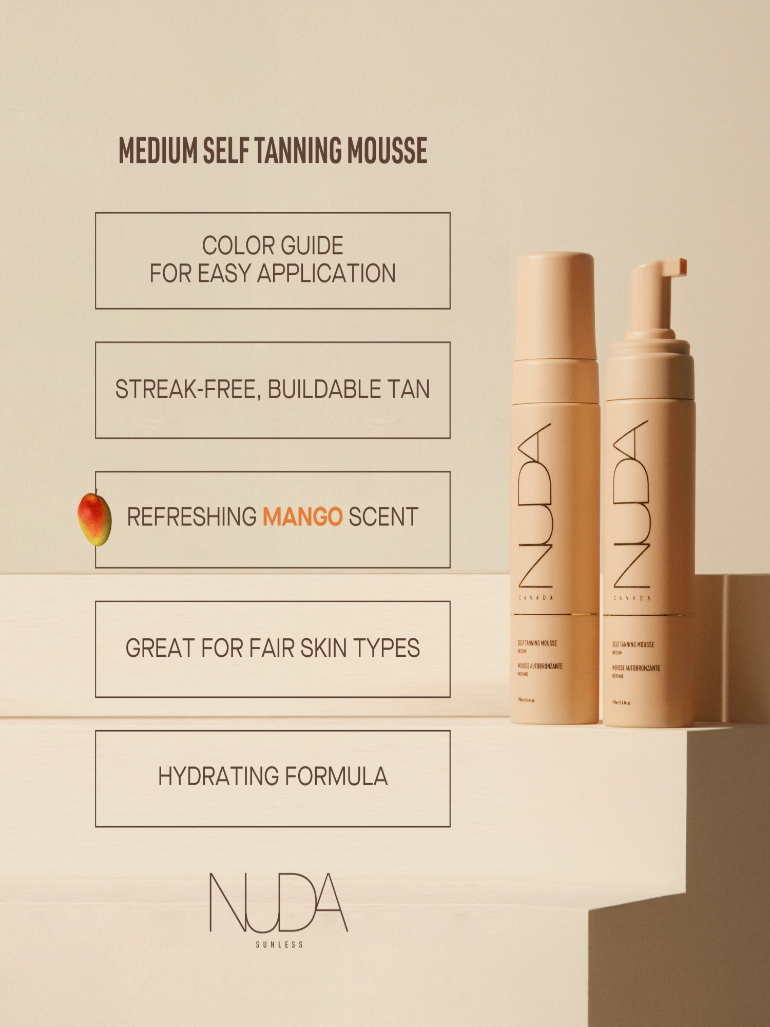 Self Tanning Mousse | NUDA