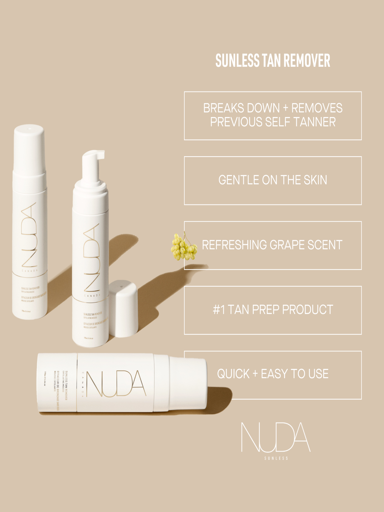 Sunless Tan Remover | NUDA