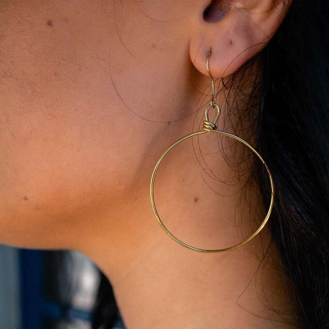 Olivia Hoop Earrings | Purpose Jewelry