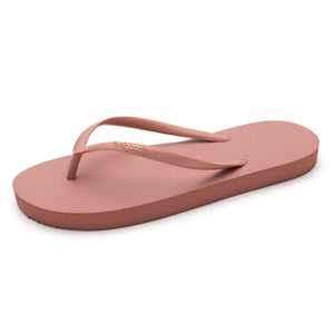 Slimz Core Sandals | Feelgoodz in a soft papaya color featuring a simple, lightweight design ideal for casual wear and comfortable all-day support.
