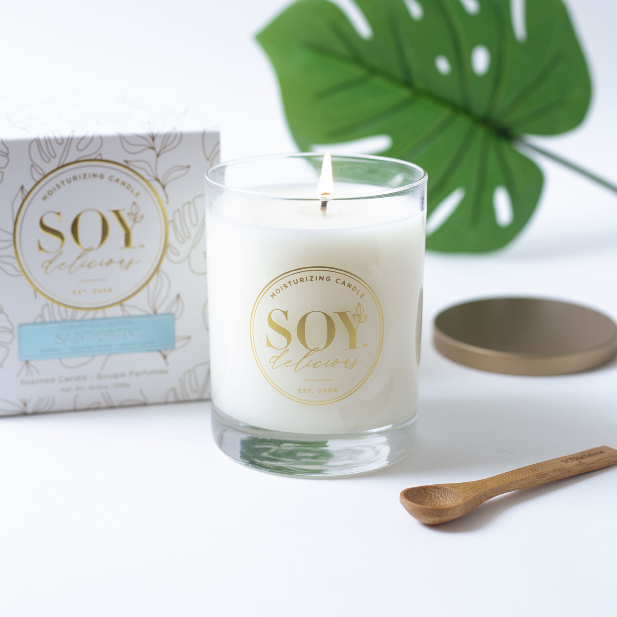 Santorini Full Size Candle | Soy Delicious